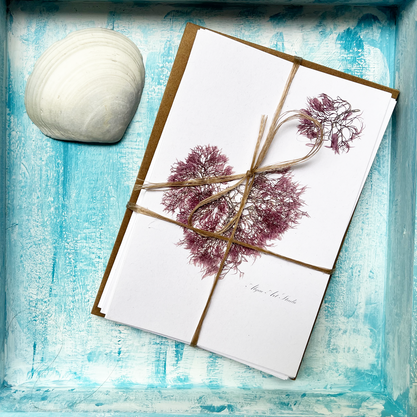 Pink Heart Greeting Cards