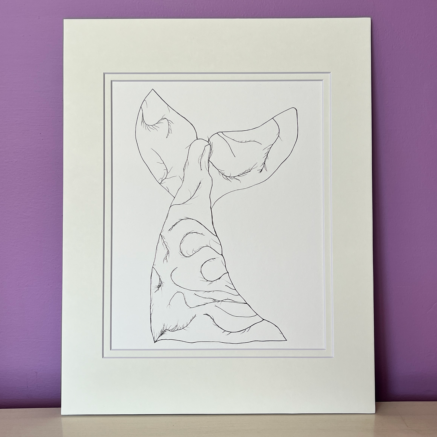 Whale Tail Print